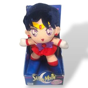 Vintage 1998 Sailor Mars Plush Irwin Sailor Moon 8" NOS